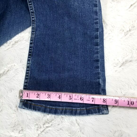 George Jeans Mens 34x30 Blue Boot Cut Dark Wash American Denim - Picture 8 of 12